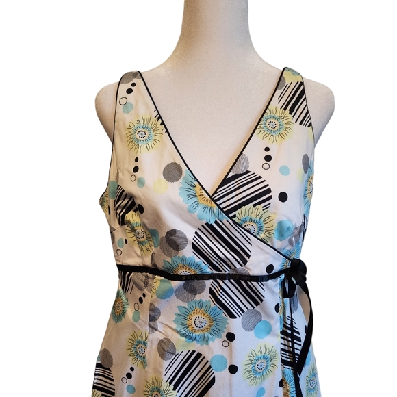 EUC Becky & Max Cotton Stretch Floral Fit & Flare Sundress - Picture 2 of 12